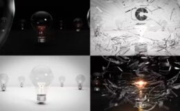 Videohive Exploding Light Bulb Logo Reveals