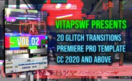 Videohive Glitch Transitions Vol. 02
