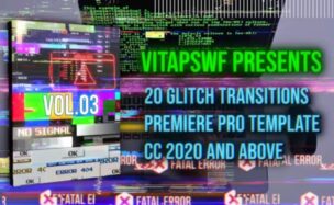 Videohive Glitch Transitions Vol. 03