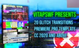 Videohive Glitch Transitions Vol. 04