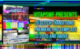Videohive Glitch Transitions Vol. 06
