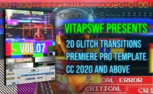 Videohive Glitch Transitions Vol. 07