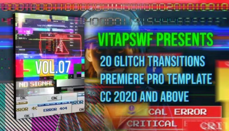 Videohive Glitch Transitions Vol. 07