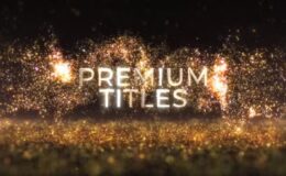 Videohive Luxury Glowing Gold Titles