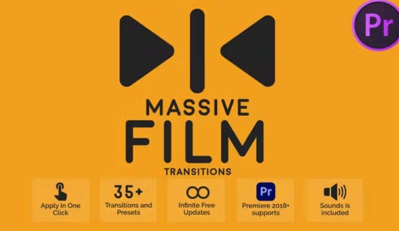 Videohive Massive Film Transitions