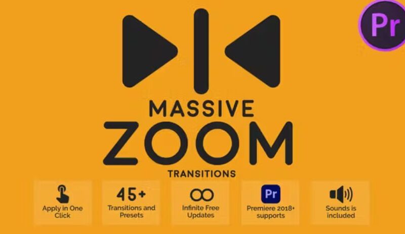 Videohive Massive Zoom Transitions