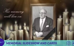 Videohive Memorial Slideshow and Cards