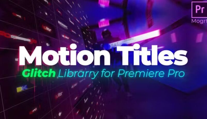 Videohive Motion Glitch Typography