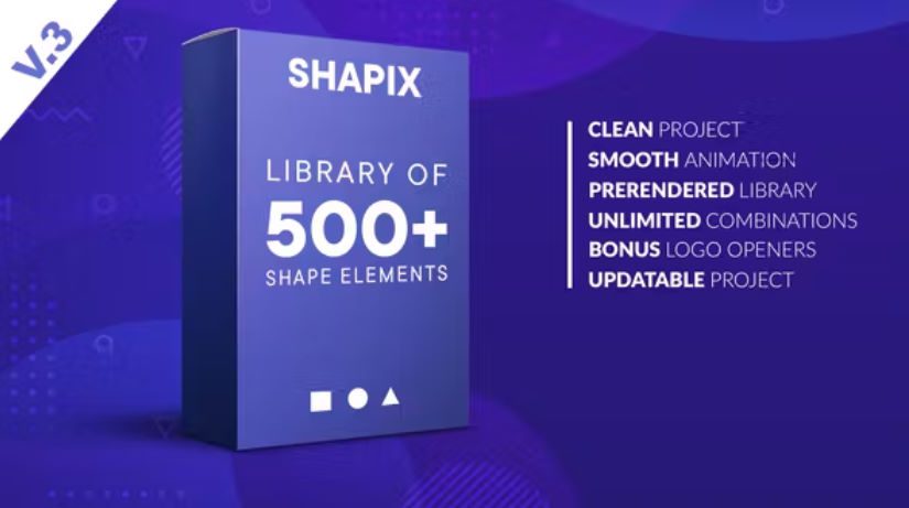 Videohive Shapix - Shape Elements Pack preview