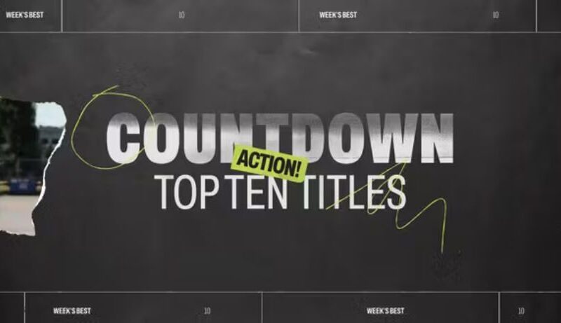 Videohive Torn Paper Countdown – Top 10 Titles