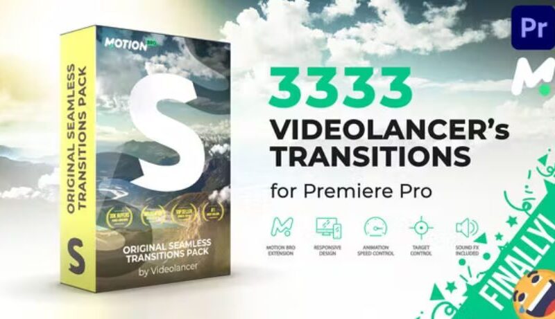 Videohive Videolancer’s Transitions for Premiere Pro