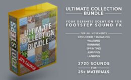 Footsteps Sound FX - Ultimate Collection Bundle v5.1