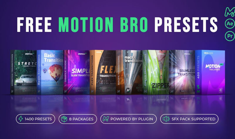 Free Motion Bro Presets for After Effects