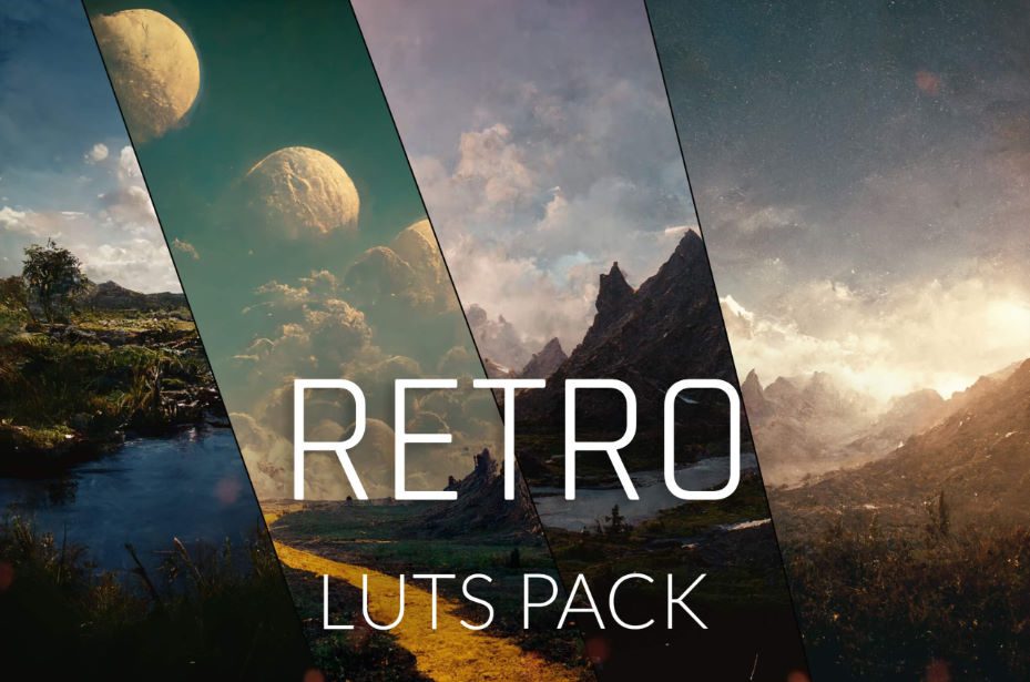 Unity Shaders 100 Retro LUTs Pack preview