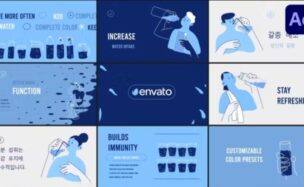 Videohive Drink More Water Explainer | After Effects