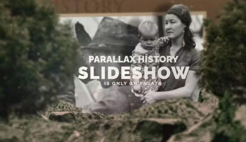 Videohive Parallax History Slideshow