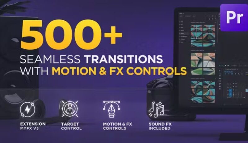 Videohive Seamless Transitions for Premiere Pro