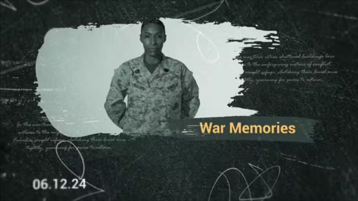Videohive War Memories Slideshow