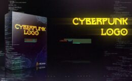 AEJuice Cyberpunk Glitch Logo Animation