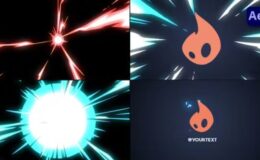 Videohive 2D Cartoon Energy Logo Opener [After Effects]