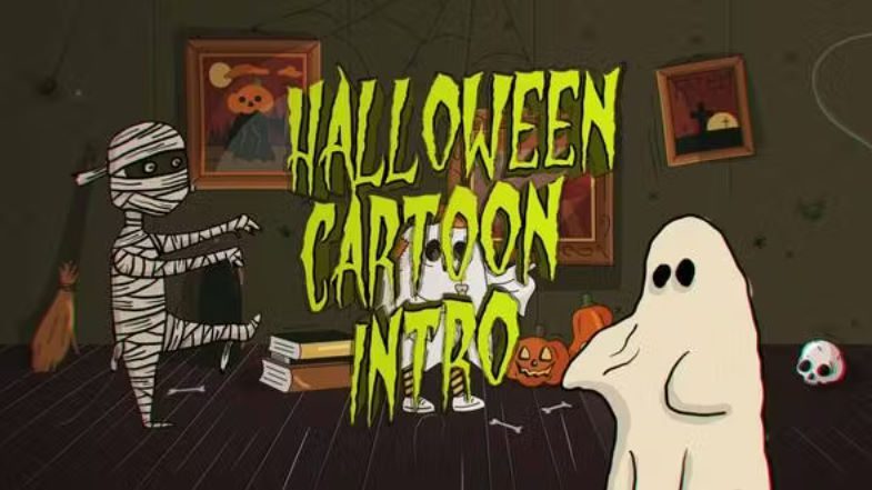 Videohive Halloween Cartoon Intro