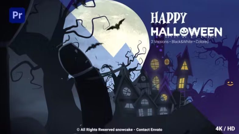 Videohive Halloween Intro For Premiere Pro