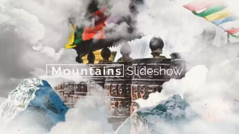 Videohive Mountains Slideshow