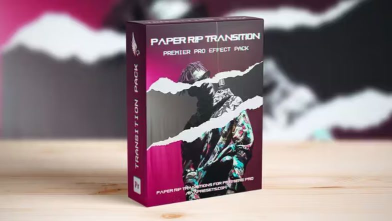 Videohive Paper Rip Transitions For Premiere Pro