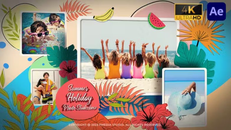 Videohive Summer Holiday Photo Slideshow
