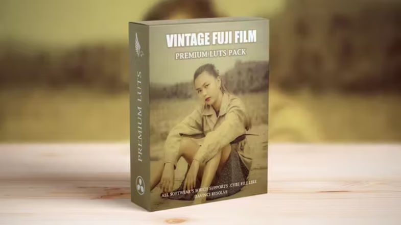 Videohive Vintage Old Fujifilm Look Cinematic LUTs for DaVinci Resolve
