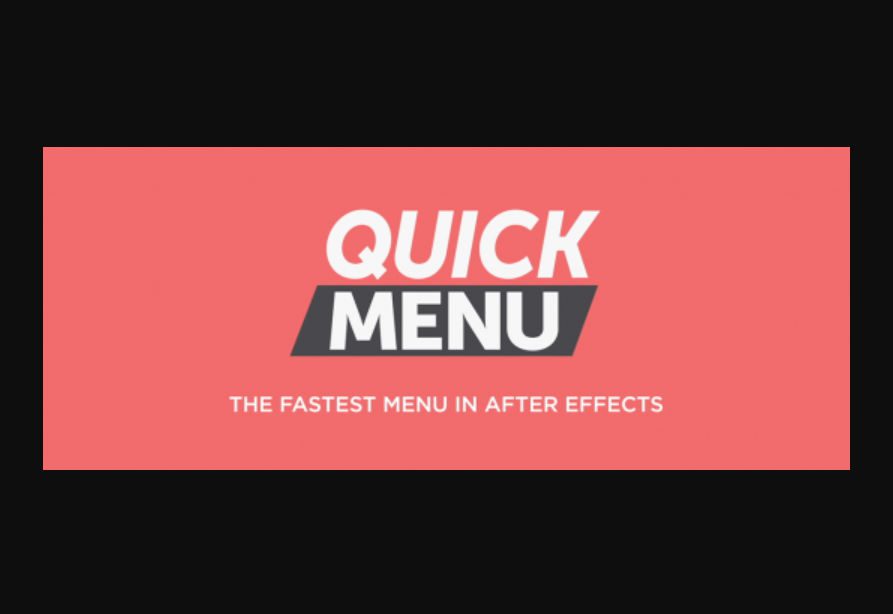 Aescripts Quick Menu v3.1.0 cover preview