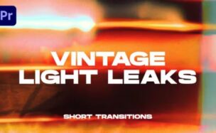 Download Vintage Light Leaks Transitions | Premiere Pro Videohive 