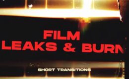 Videohive Film Leaks & Burn Transitions | Premiere Pro