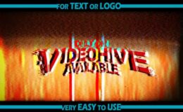 Videohive Grunge Glitch Logo Opener