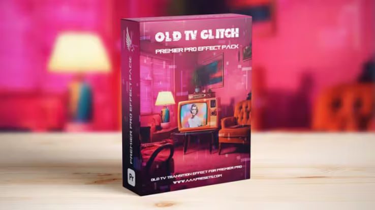 Videohive VHS Old TV Glitch Effect Transitions for Premiere Pro