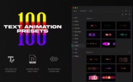 Videohive 100 Text Presets for Premiere Pro