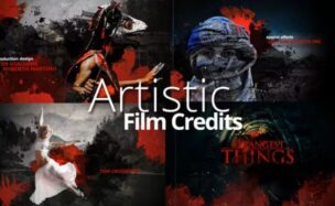 Videohive Artistic Film Credits