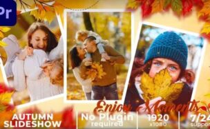 Videohive Autumn Memories Slideshow MOGRT