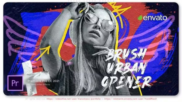 Videohive Brush Urban Opener for Premiere Pro