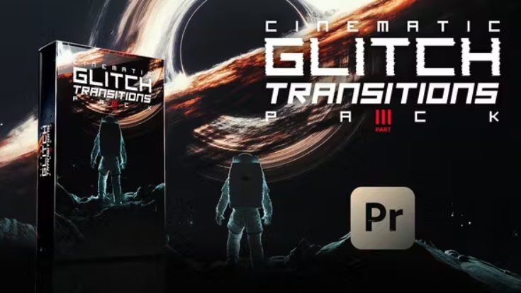 Videohive Cinematic Glitch Transitions Vol.3