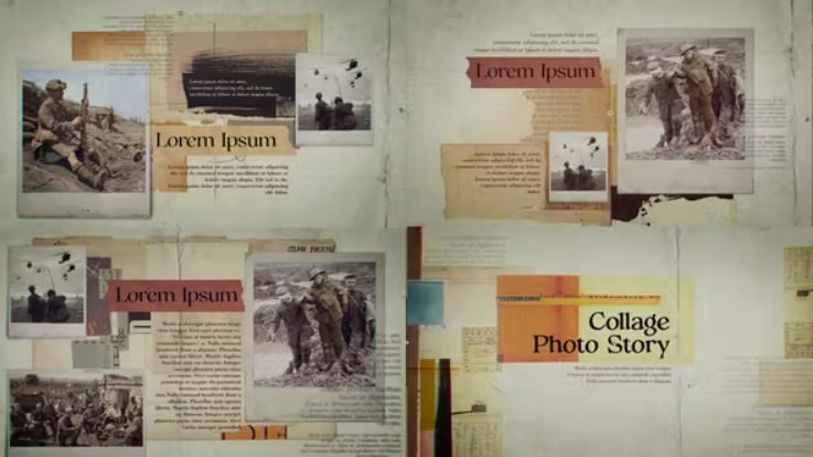 Videohive Collage Photo History