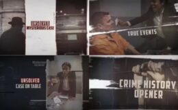 Videohive Crime History Opener