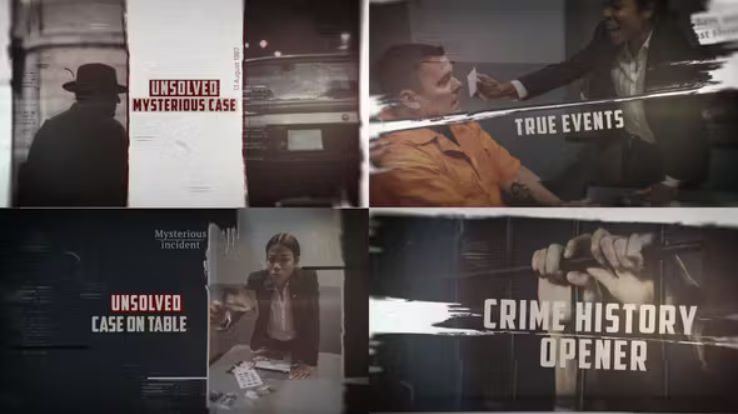 Videohive Crime History Opener