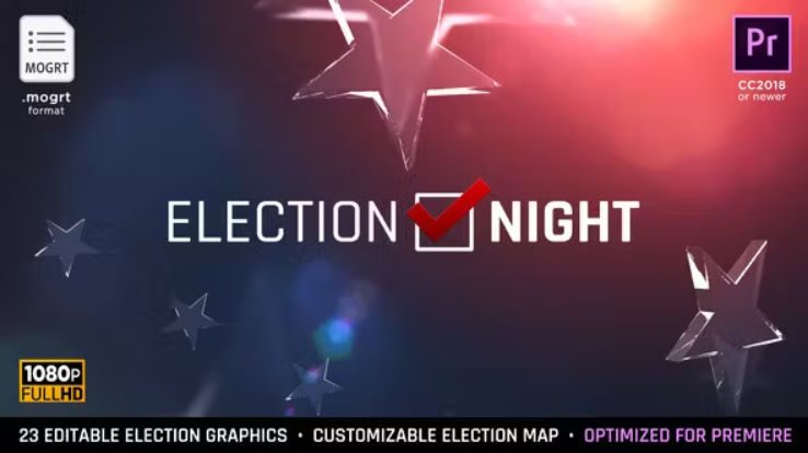 Videohive Election Night 2022 | MOGRT for Premiere Pro