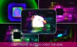 Videohive Extreme Glitch Logo Reveal