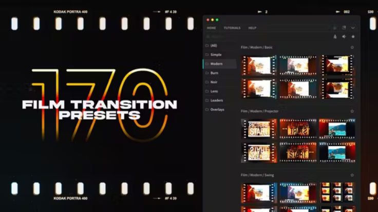 Videohive Film Transitions for Premiere Pro
