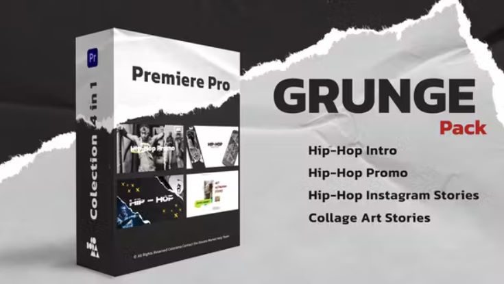 Videohive Grunge Pack Premiere Pro