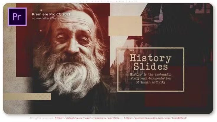 Videohive Old History Project for Premiere Pro