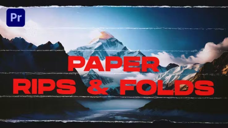 Videohive Paper Rips & Folds Transitions | Premiere Pro