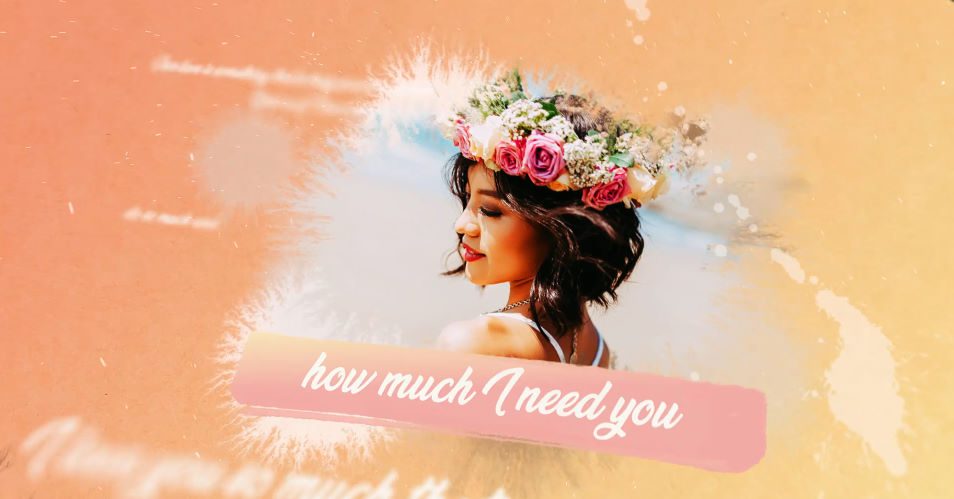 Videohive Romantic Ink Slideshow preview